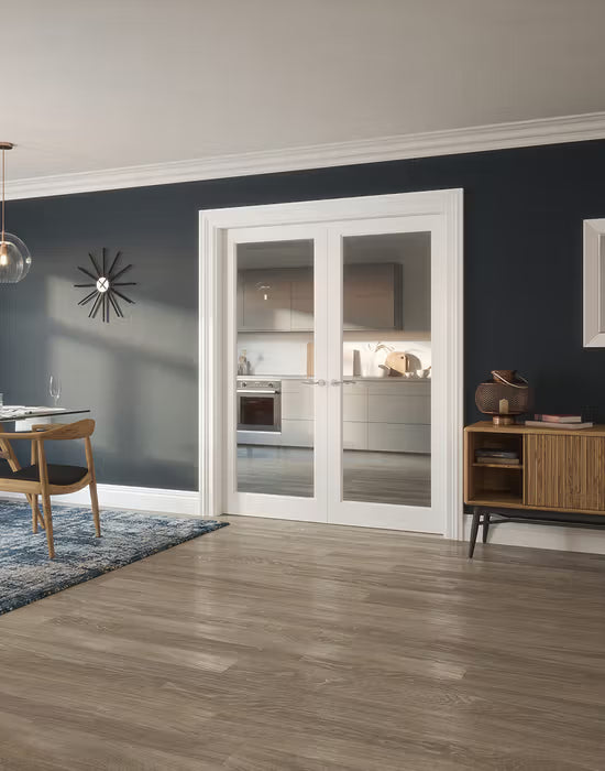 Kenmore White Primed Clear Glazed | 44mm | Indoors | Internal Door