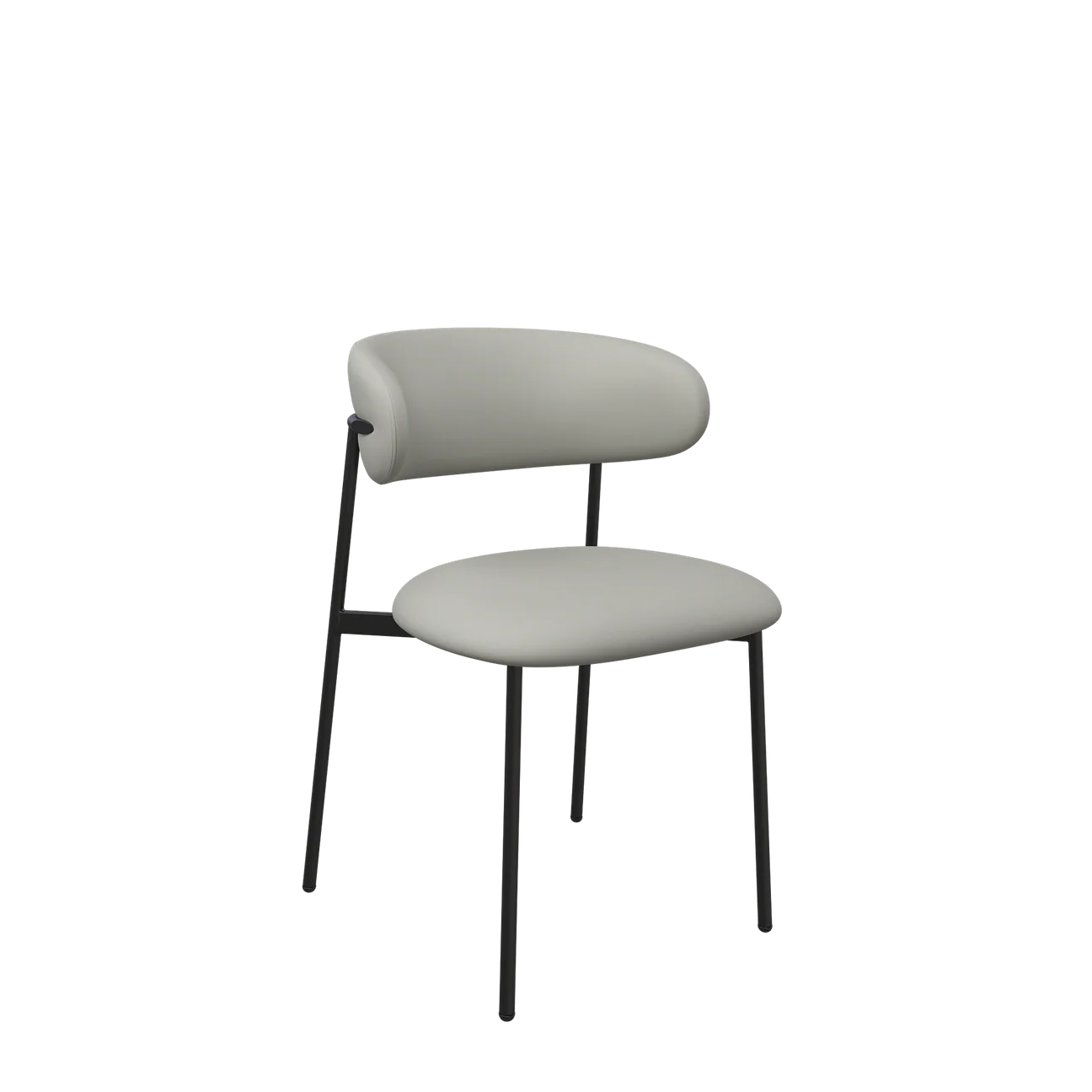 Amalfi Leather Dining Chair Taupe