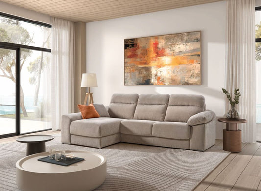 Ariel Italian Leather sofa | Electric Slider