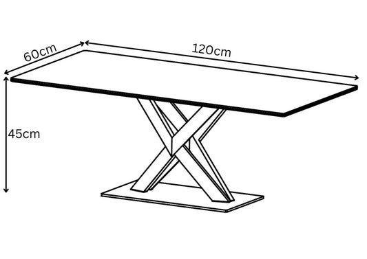 Kenzo White Gloss Ceramic Coffee Table