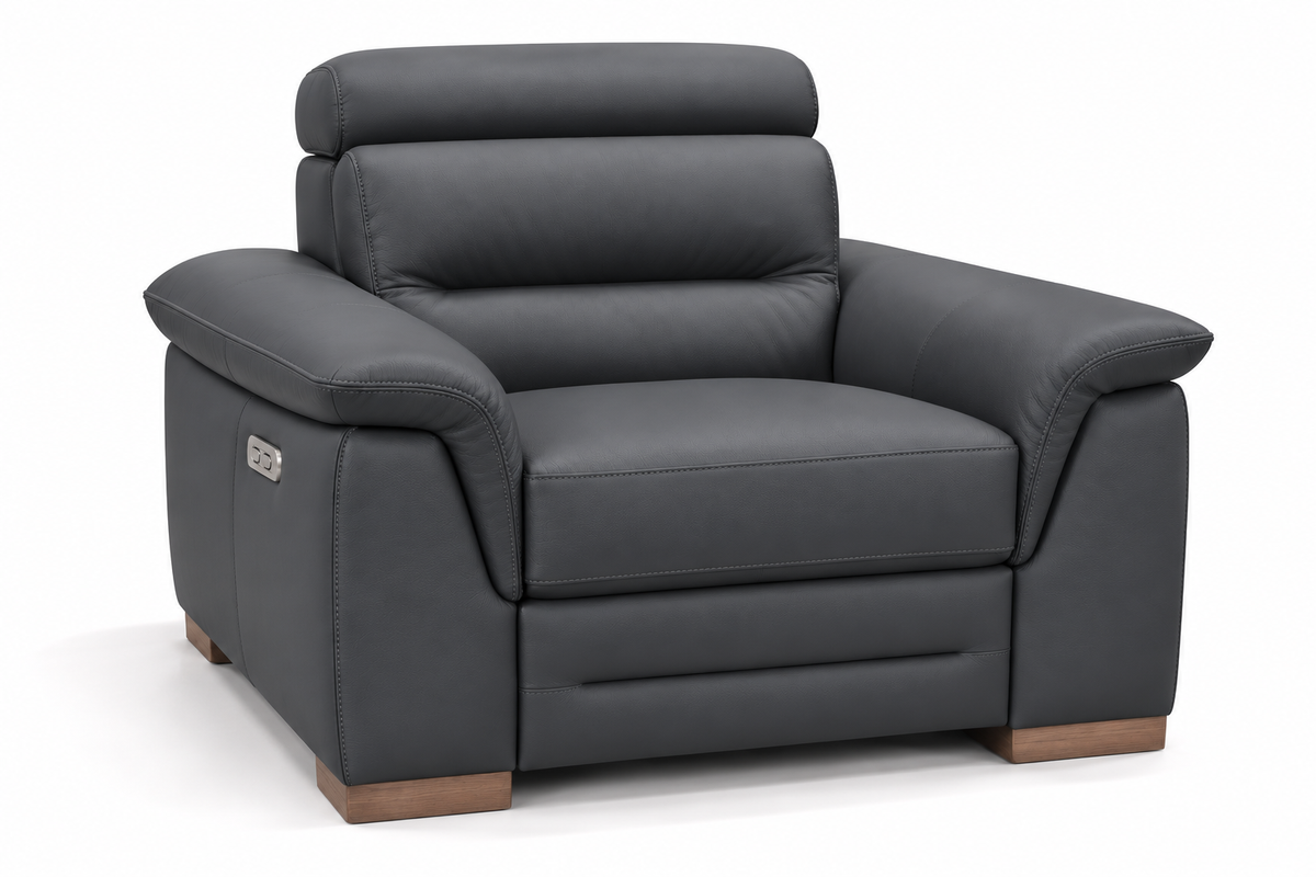 The Nerea Power Armchair | Italian Leather