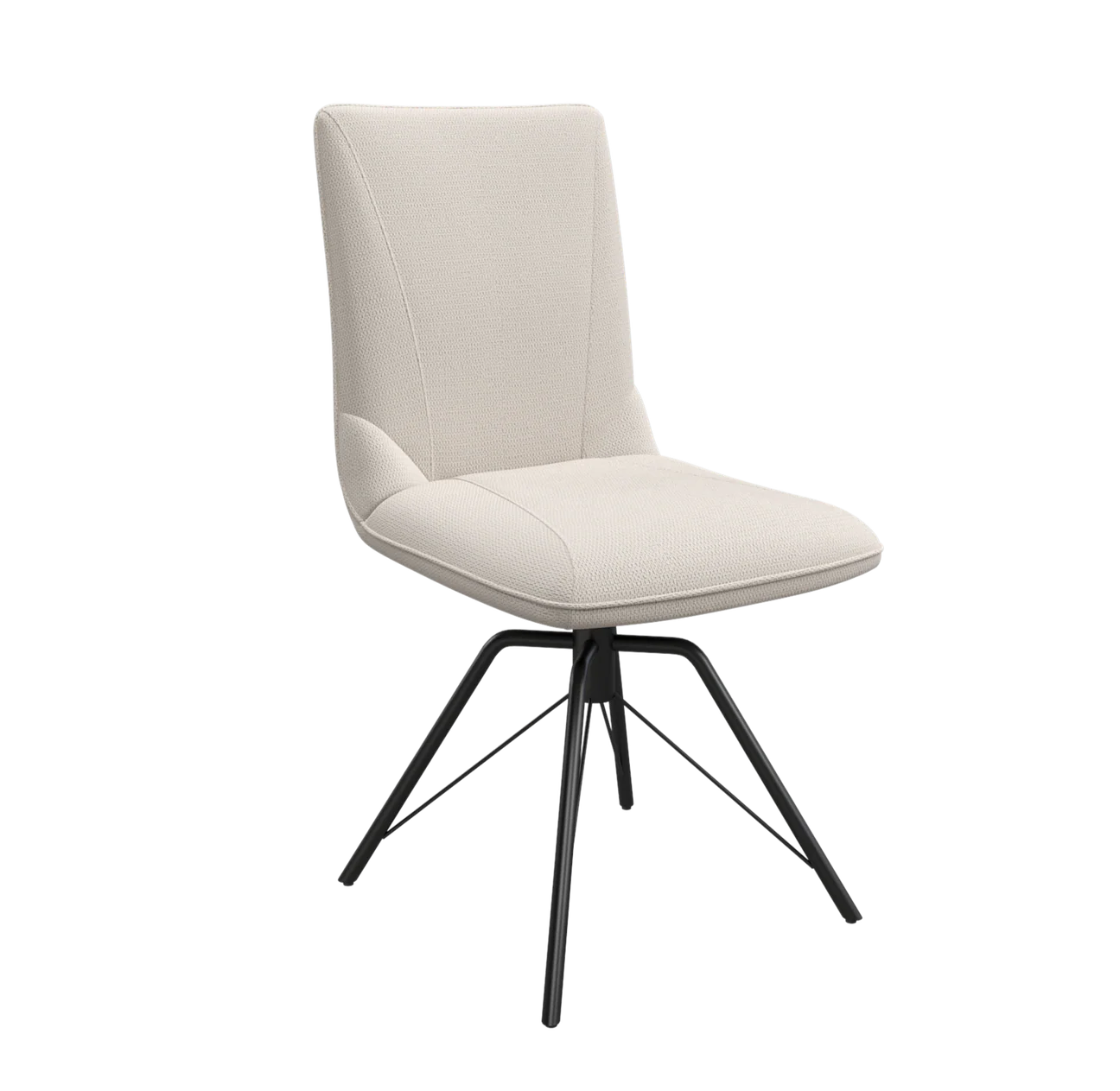 Faro Fabric Swivel Dining Chair