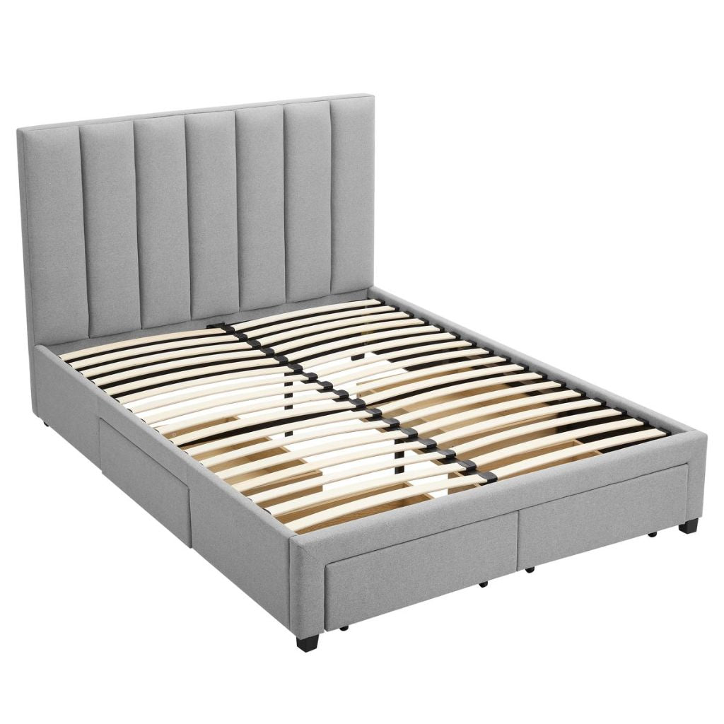 Hove Grey Storage Bedframe Range - image 3
