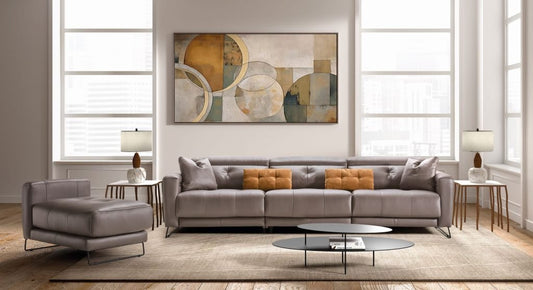 Isabel Italian Leather sofa | Electric Recliner | Electric Slider