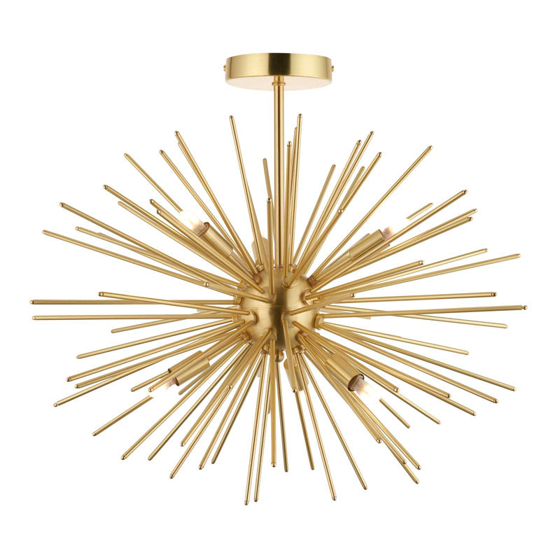 Orta 6 Ceiling Light Satin Brass