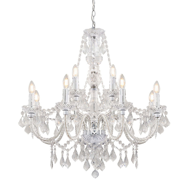 Trafford 5 Pendant Light Antique Silver