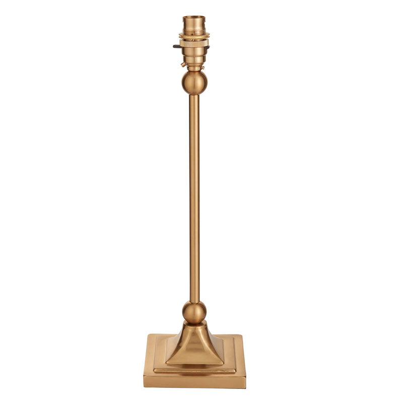 Santiago Table Lamp Base Brushed Aged Brass