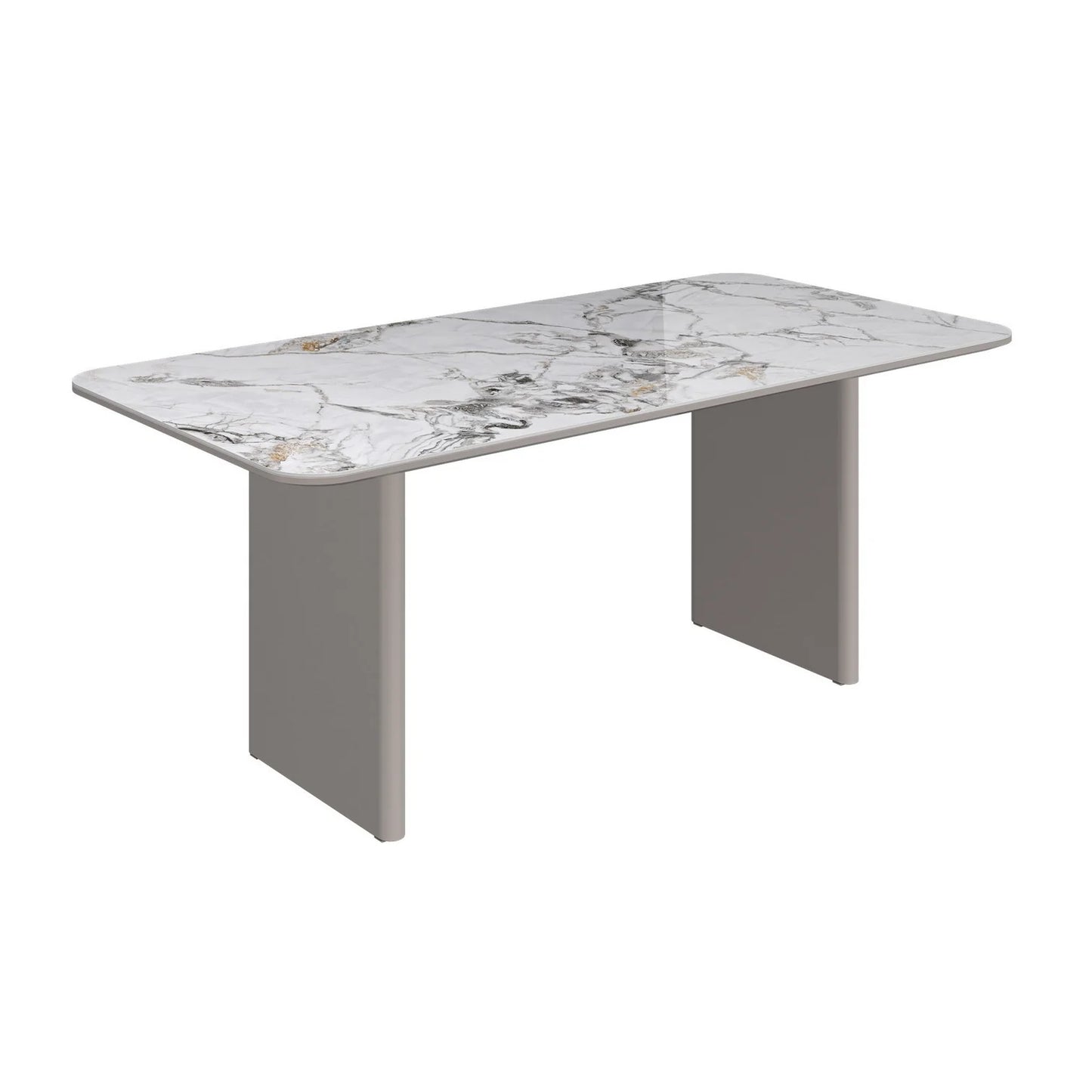 Milano Gloss White Ceramic Dining Table