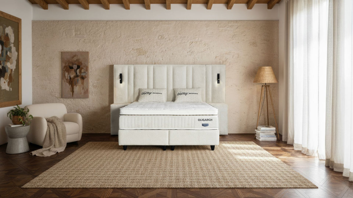 The Oligarch Ottoman Bed | LED Lights, USB & Matching Bedside Tables