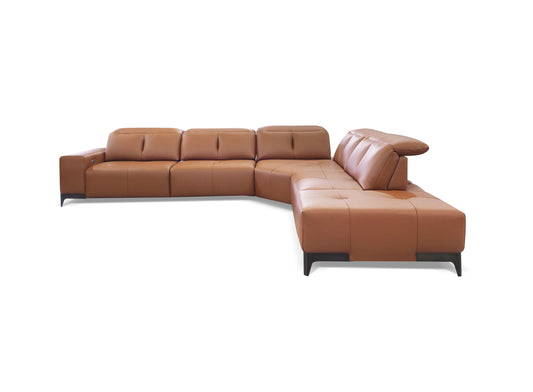 Clark Leather Electric Recliner Sofa - By Rossini Italia
