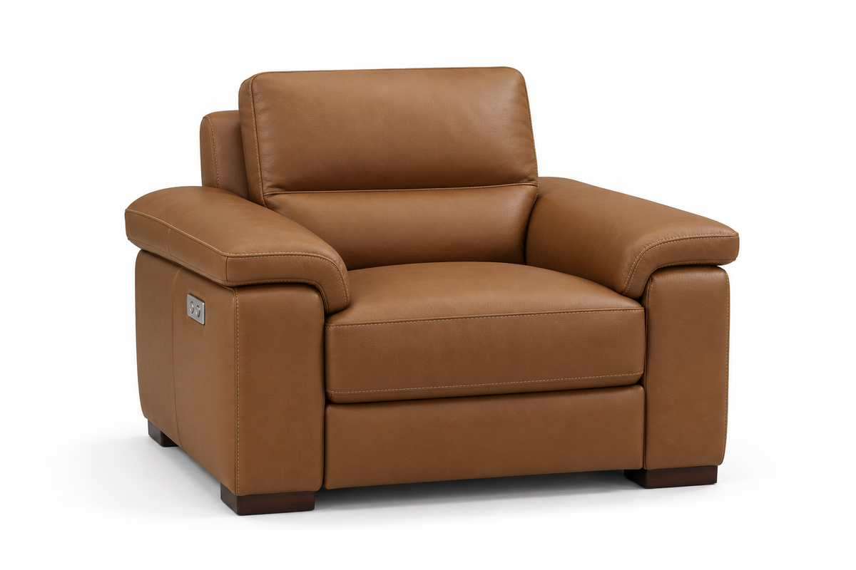 The Regina Power Armchair | Italian Leather