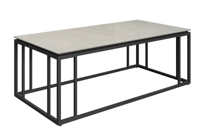 Capri Grey Ceramic Coffee Table