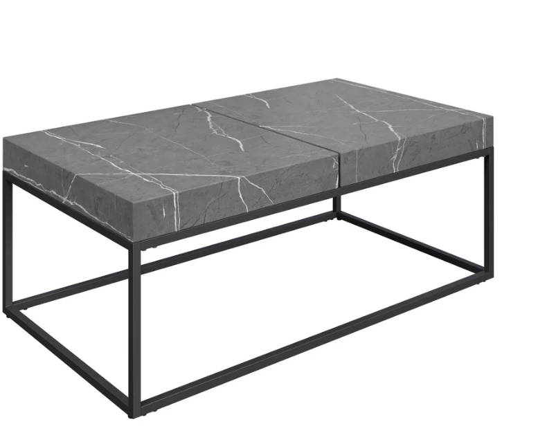 Delma Grey Marble Effect Coffee Table