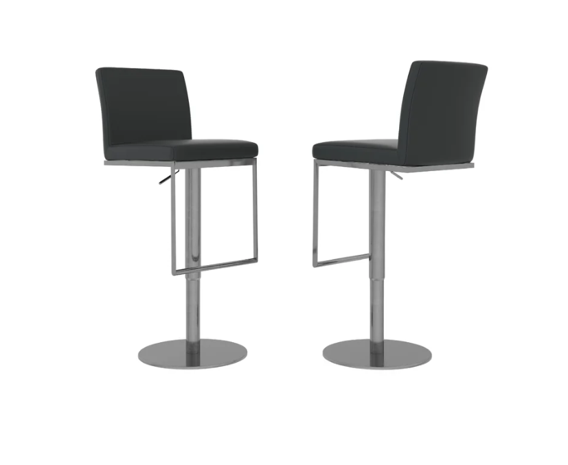 Enzo Faux Leather Bar Stool