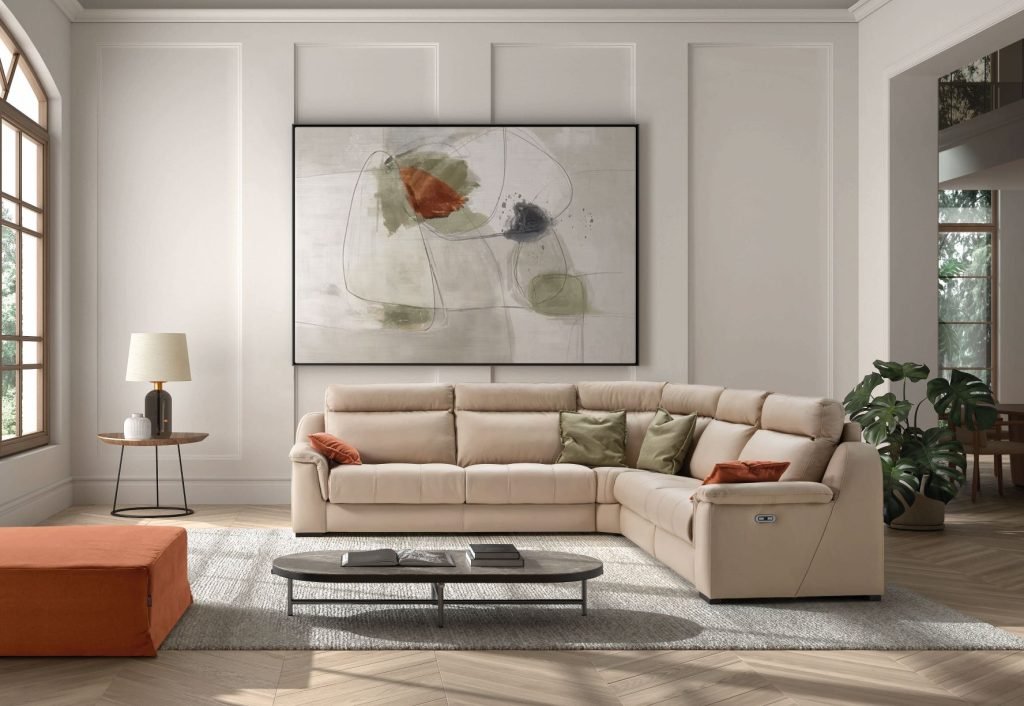 Sines Italian Leather sofa | Electric Recliner | Electric Slider