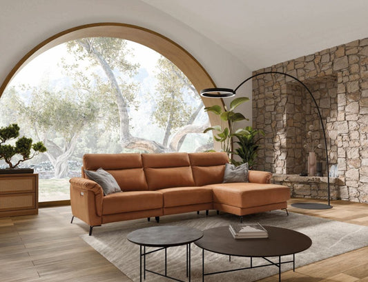 Vega Italian Leather sofa | Electric Recliner | Electric Slider