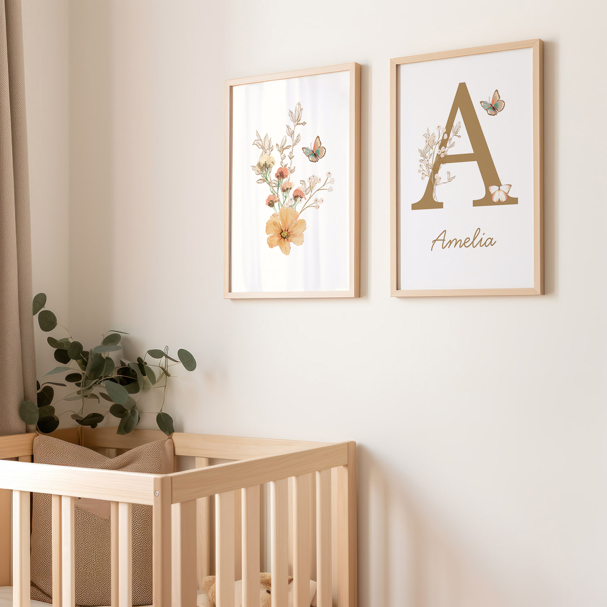 Butterfly Personalised Name Print