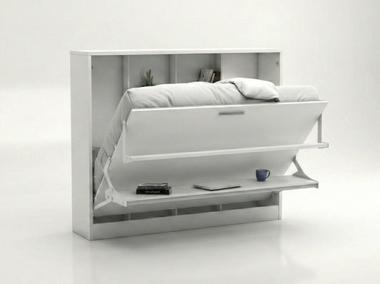 The Couple Desk Wall Bed | With Mattress | With Integrated Desk | Multimo