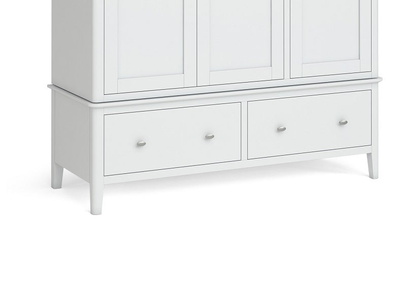 Hampstead White Triple Wardrobe
