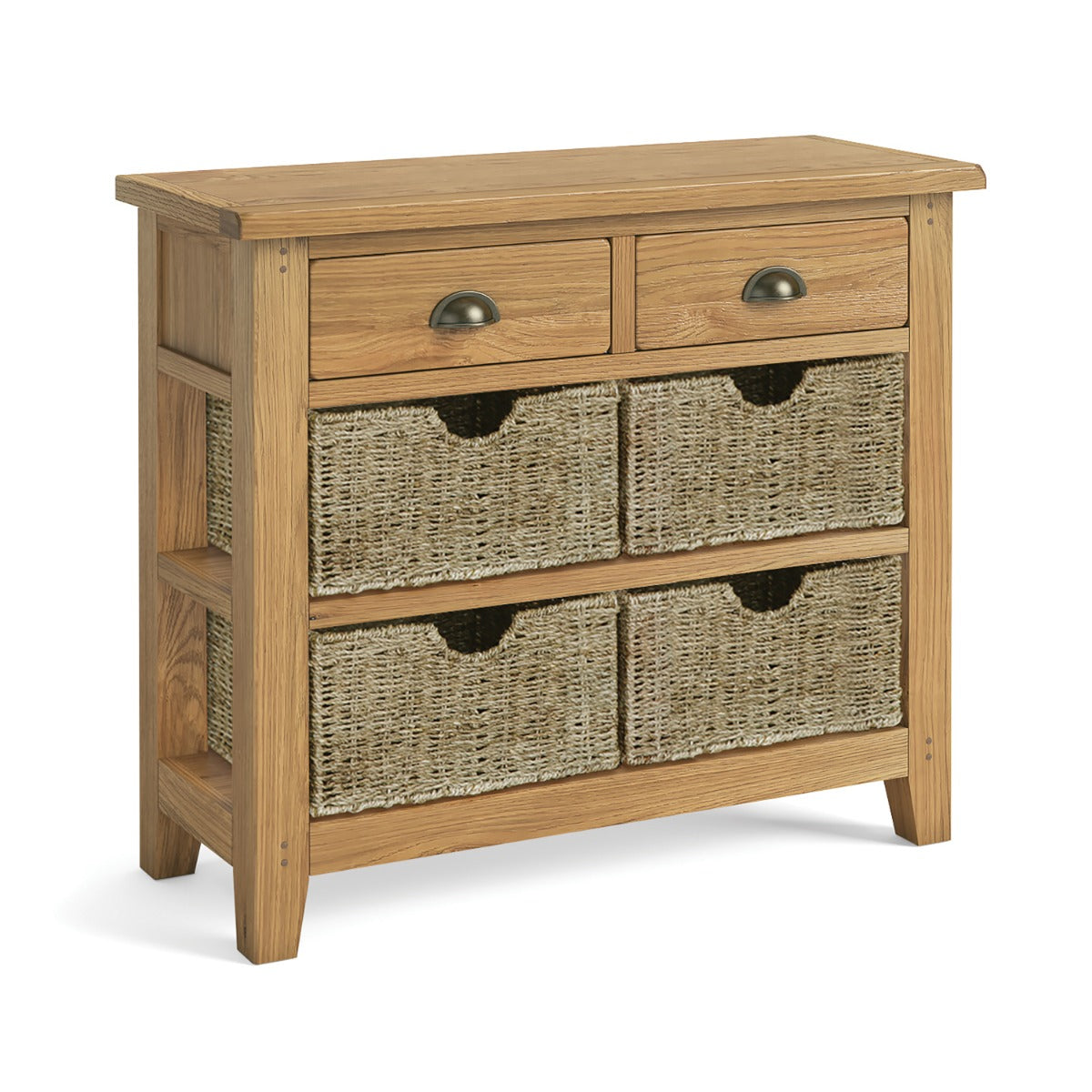 Burford Console Table With Basket