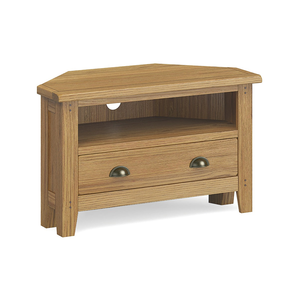 Burford Corner Tv Unit With Drawer