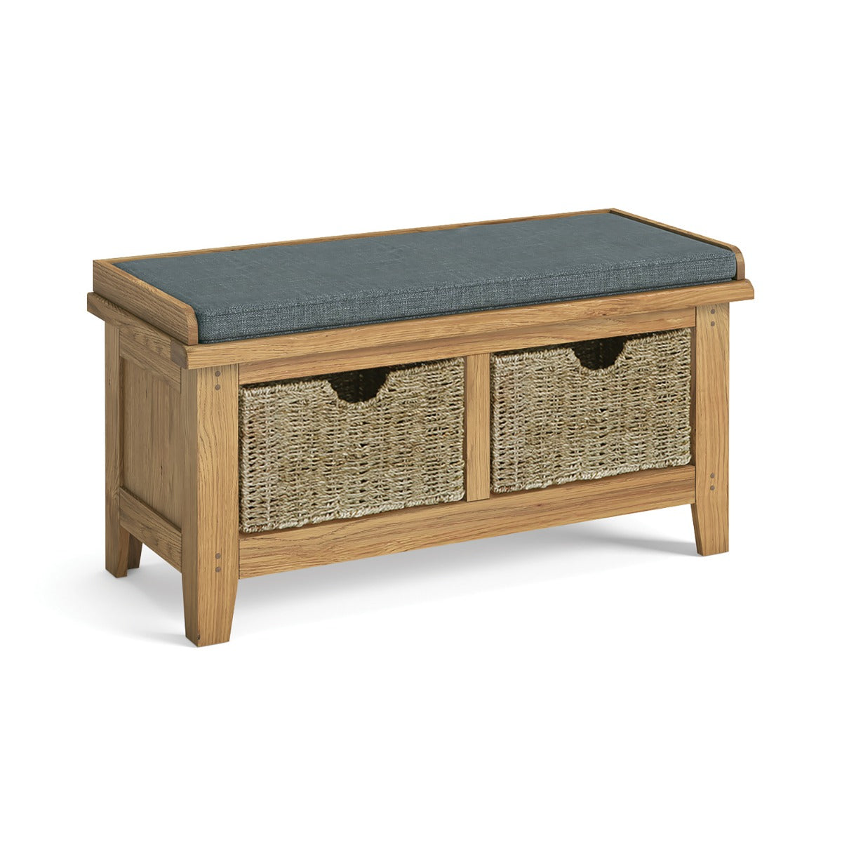 Burford Hallway Bench With Basket