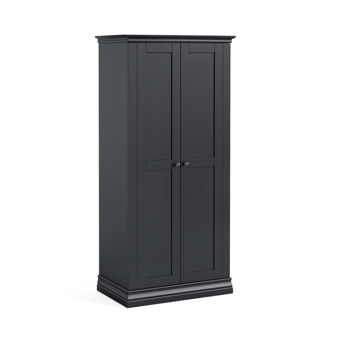 Bordeaux Charcoal Full Hanging Wardrobe