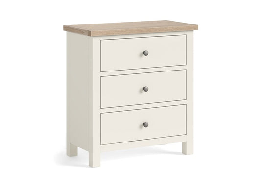 Modern Country Coconut 3 Drawer Chest