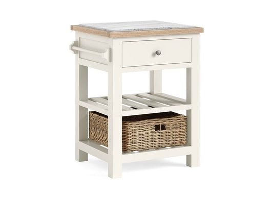 Modern Country Coconut Small Kitchen Island