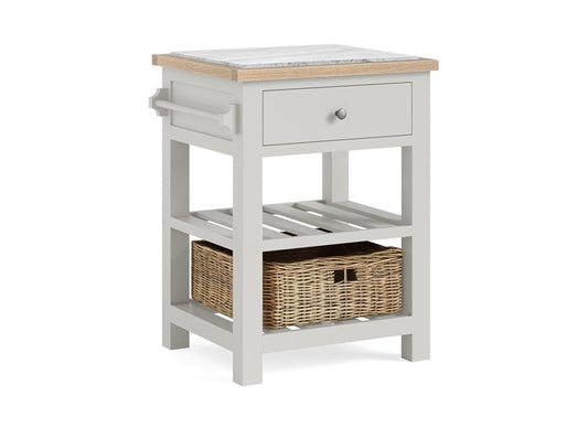 Modern Country Grey Small Kitchen Island