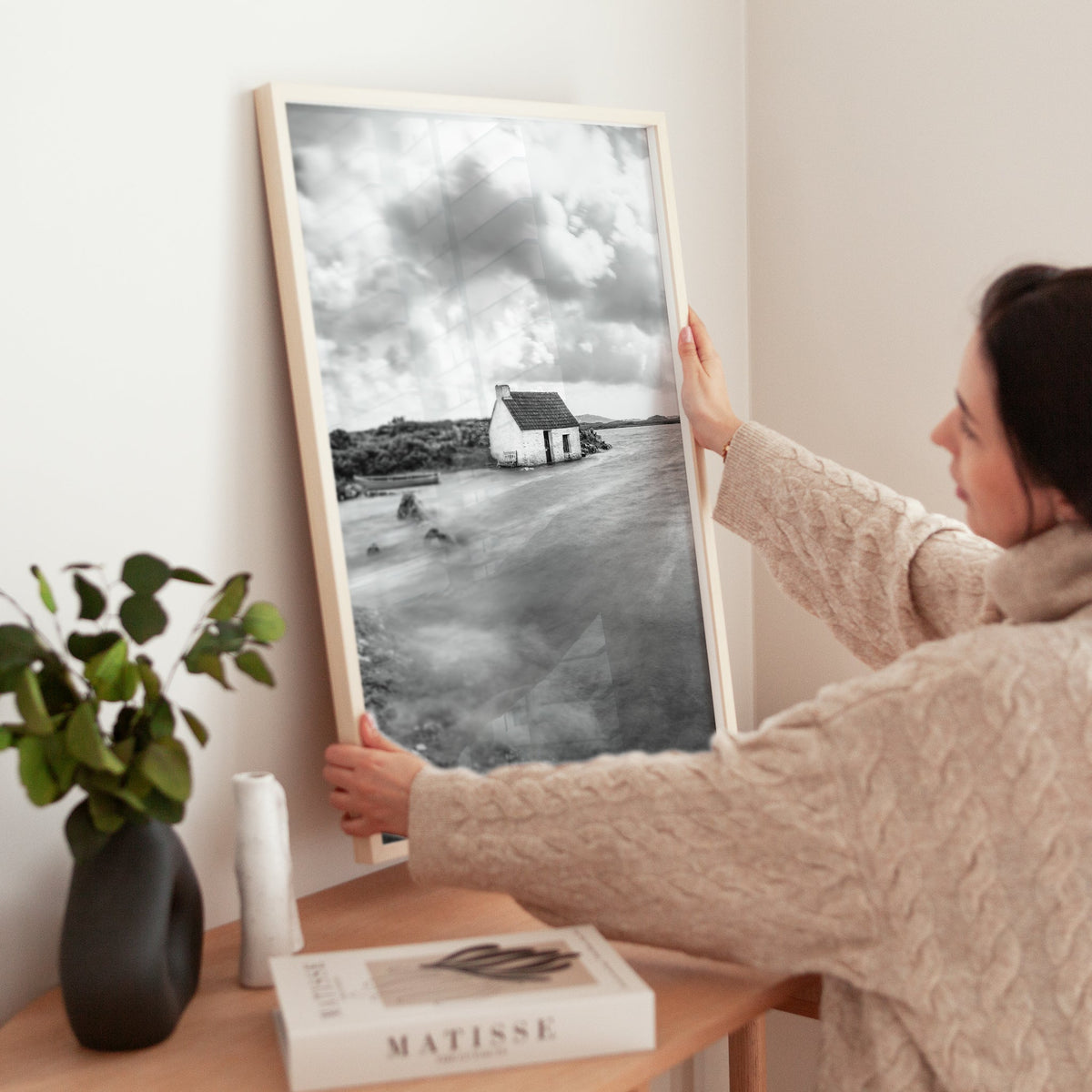 Fisherman’s Bothy – Galway, Ireland (black & white)