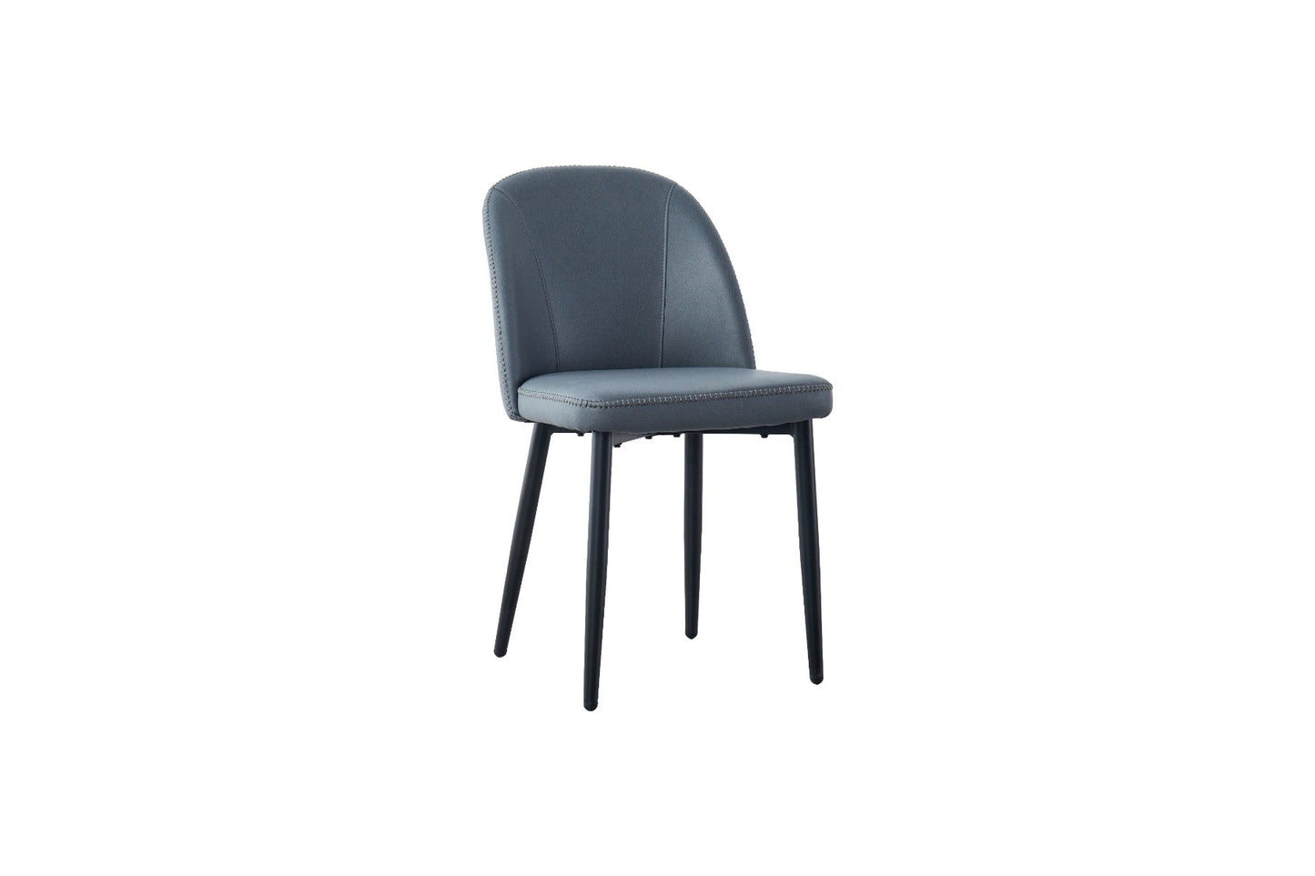 Leo Chair Grey with Black Legs