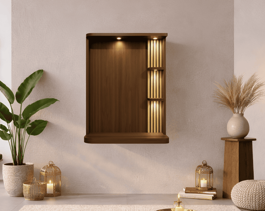 Areiva Prayer Unit – Compact Edition (Walnut Brown)