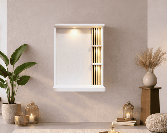 Areiva Prayer Unit – Compact Edition (Natural Oak)