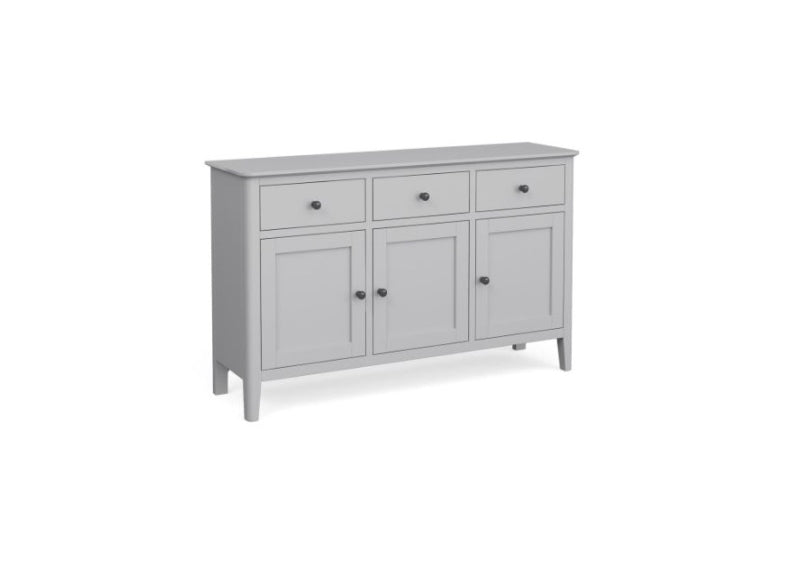 Stowe Grey Three Door Large Sideboard