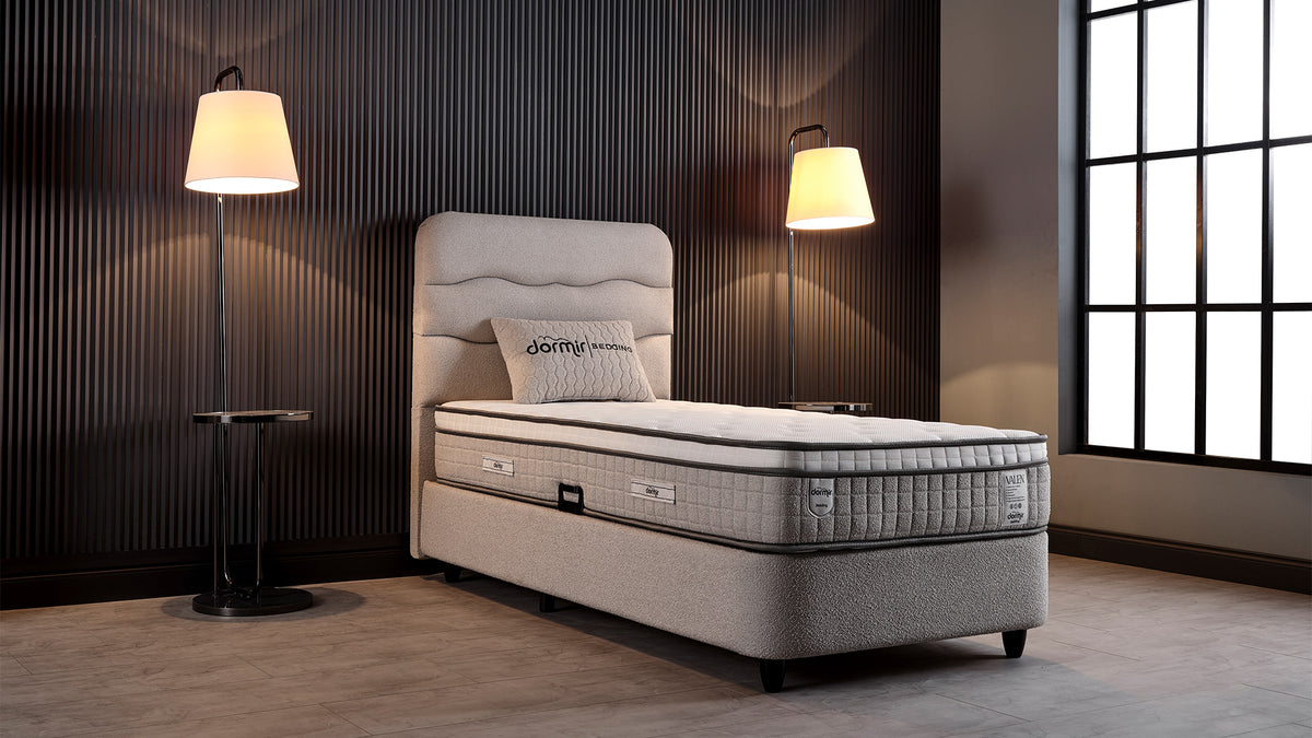 The Valen 3ft Bed & Mattress Set | Ottoman Storage