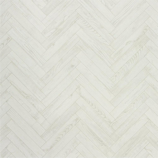 Chateau+ WR Herringbone | Chestnut White | 8mm | Chateau+ | Laminate Flooring