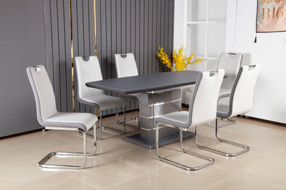 Modena Extension Table Dark Grey