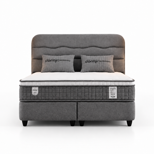 The Valen Luxury Bed | Ottoman storage