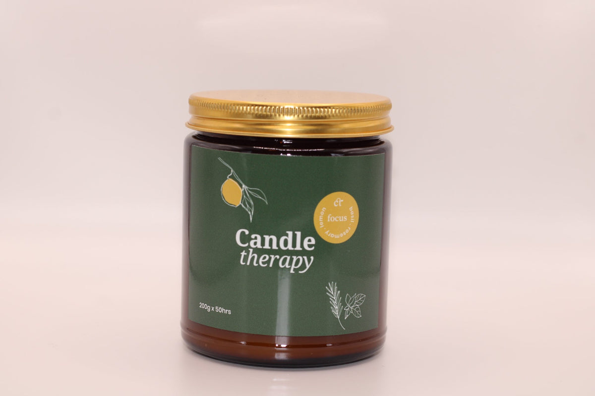 Focus Aromatherapy Oil Soy Wax Candle