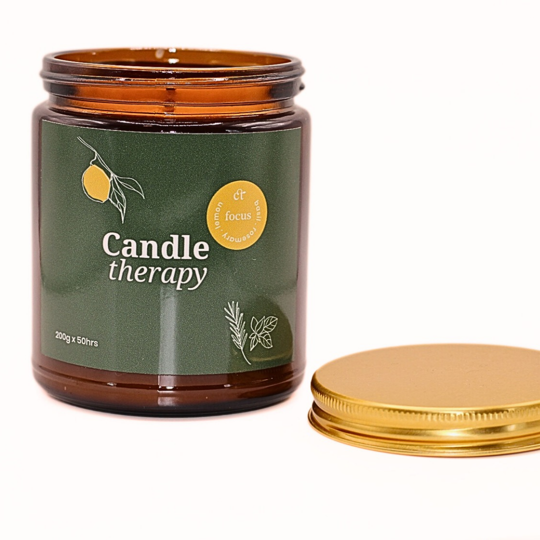 Focus Aromatherapy Oil Soy Wax Candle