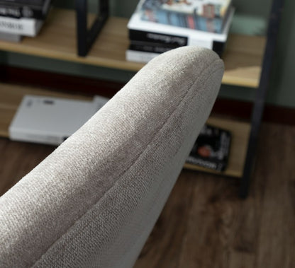 Chair + Footstool 1986 Light Grey