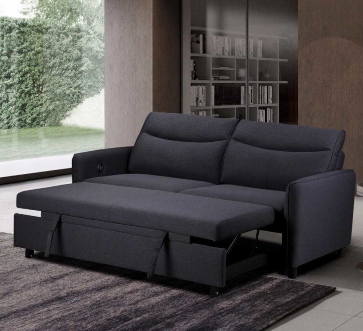 Sheila Dark Grey Sofabed (Eclipse)