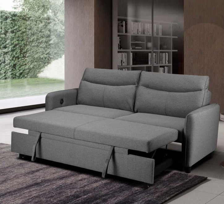 Sheila Light Grey Sofabed (Pepper)