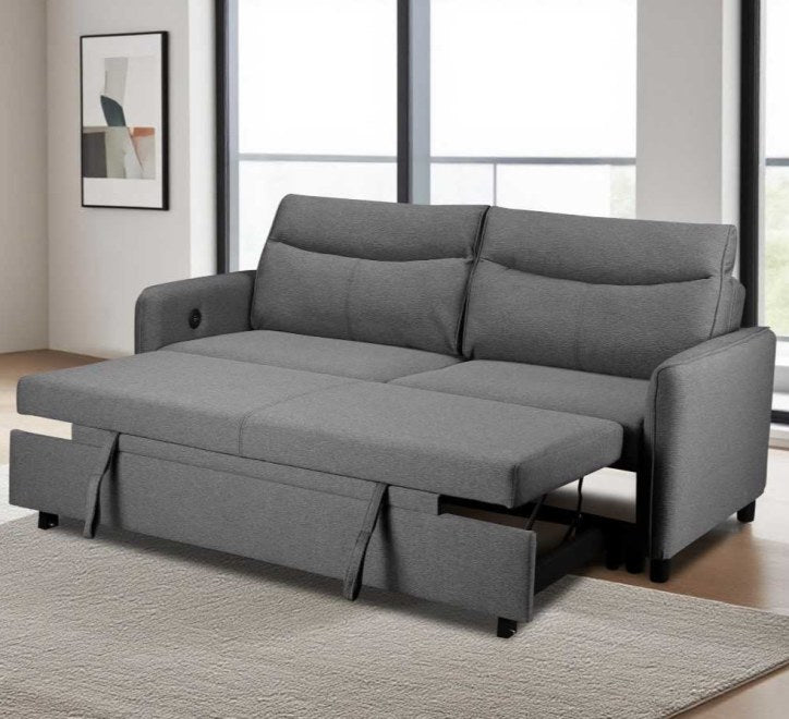 Sheila Light Grey Sofabed (Pepper)