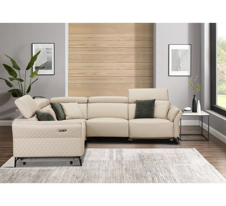 Milan Electric Corner Suite (Cream)
