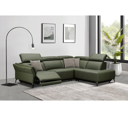 Milan Electric Corner Suite (Forest Green)