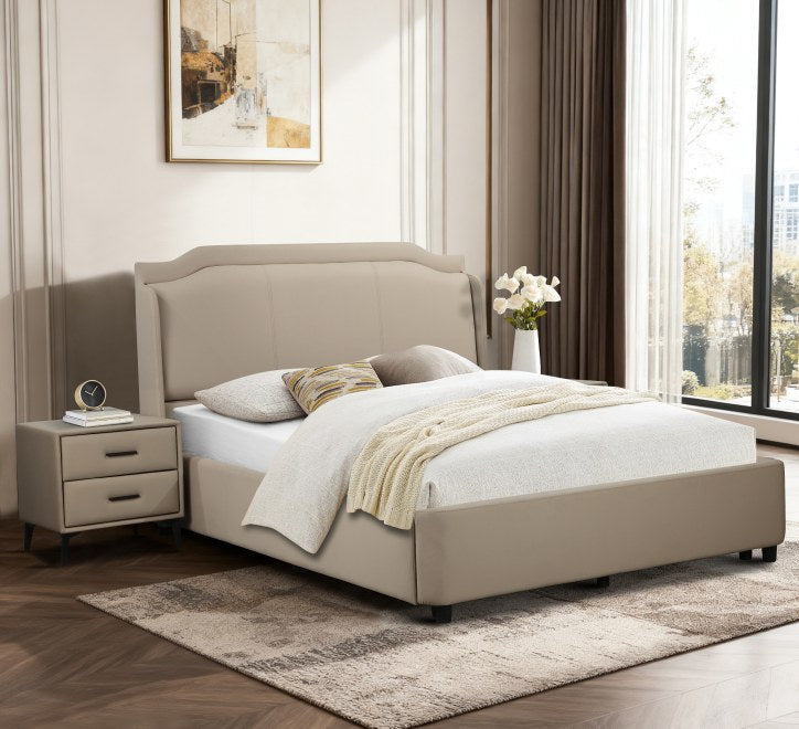 Faux Leather Ottoman Bed | Designer Collection