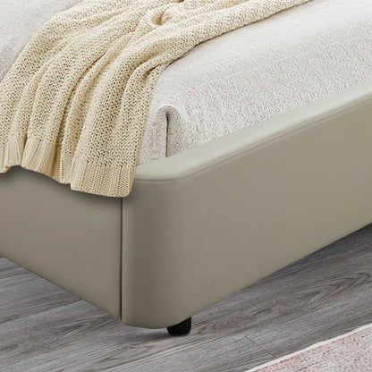 Faux Leather Ottoman Bed | Designer Collection