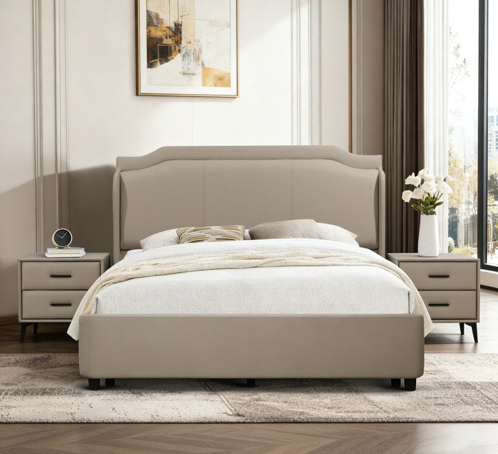 Faux Leather Ottoman Bed | Designer Collection